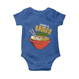 Powered by Ramen Baby Onesie Japanese Love Anime Noodles TS10 Royal Blue Print Your Wear