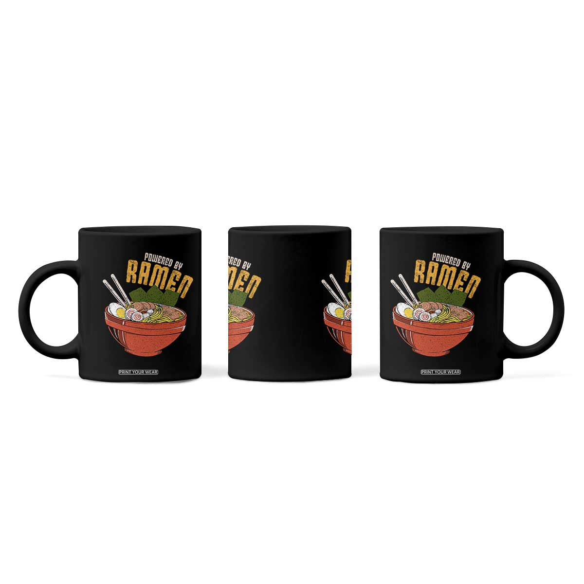 Powered by Ramen Coffee Mug Japanese Love Anime Noodles TS10 Print Your Wear