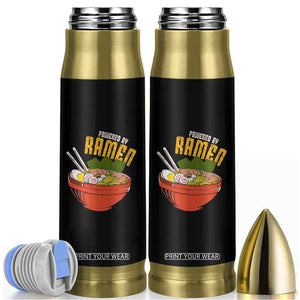 Powered by Ramen Bullet Tumbler Japanese Love Anime Noodles TS10 Black Print Your Wear