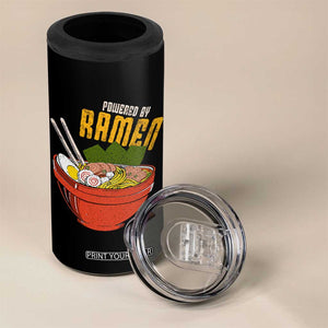 Powered by Ramen 4 in 1 Can Cooler Tumbler Japanese Love Anime Noodles TS10 Print Your Wear