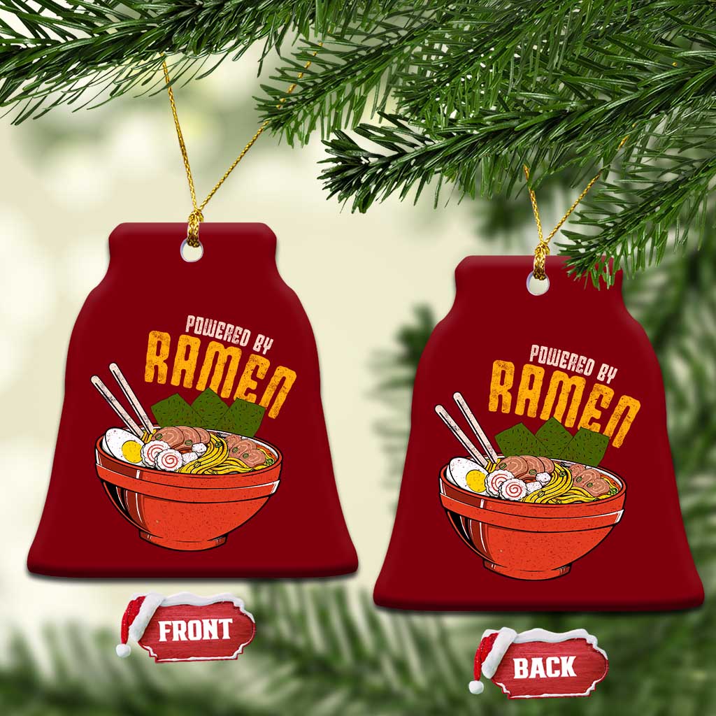 Powered by Ramen Ceramic Ornament Japanese Love Anime Noodles TS10 Print Your Wear