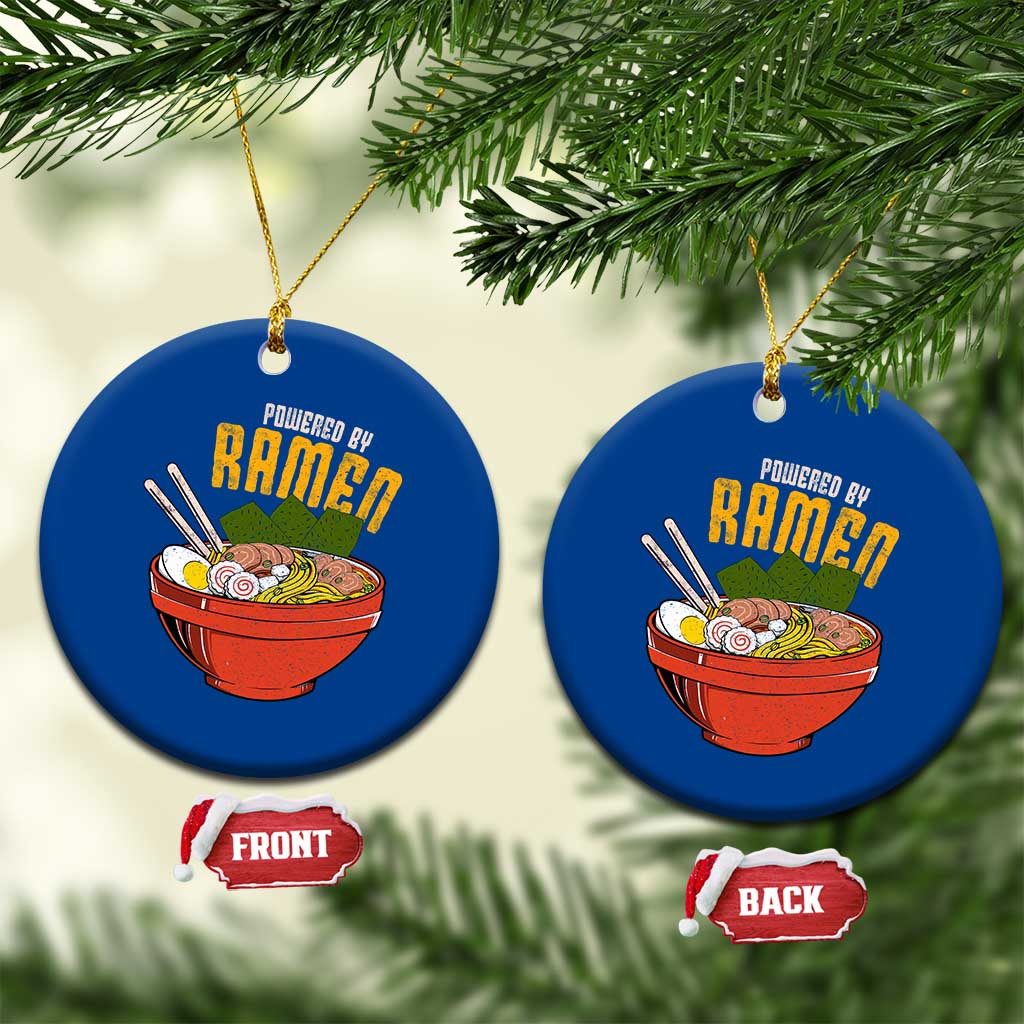 Powered by Ramen Ceramic Ornament Japanese Love Anime Noodles TS10 1pc Blue Print Your Wear