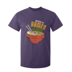 Powered by Ramen T Shirt For Kid Japanese Love Anime Noodles TS10 Purple Print Your Wear