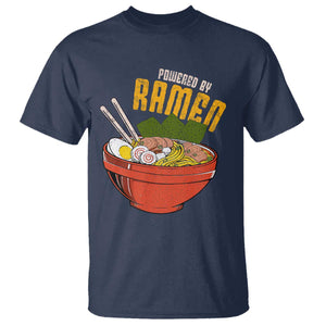 Powered by Ramen T Shirt Japanese Love Anime Noodles TS10 Navy Print Your Wear
