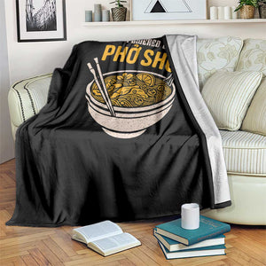 Vietnamese Pho Throw Blanket Funny Vietnam Foodie Food Humor TS10 Print Your Wear