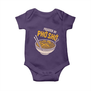Vietnamese Pho Baby Onesie Funny Vietnam Foodie Food Humor TS10 Purple Print Your Wear