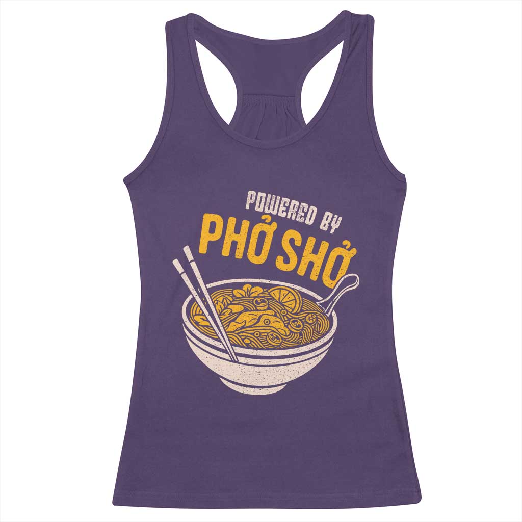 Vietnamese Pho Racerback Tank Top Funny Vietnam Foodie Food Humor TS10 Purple Print Your Wear