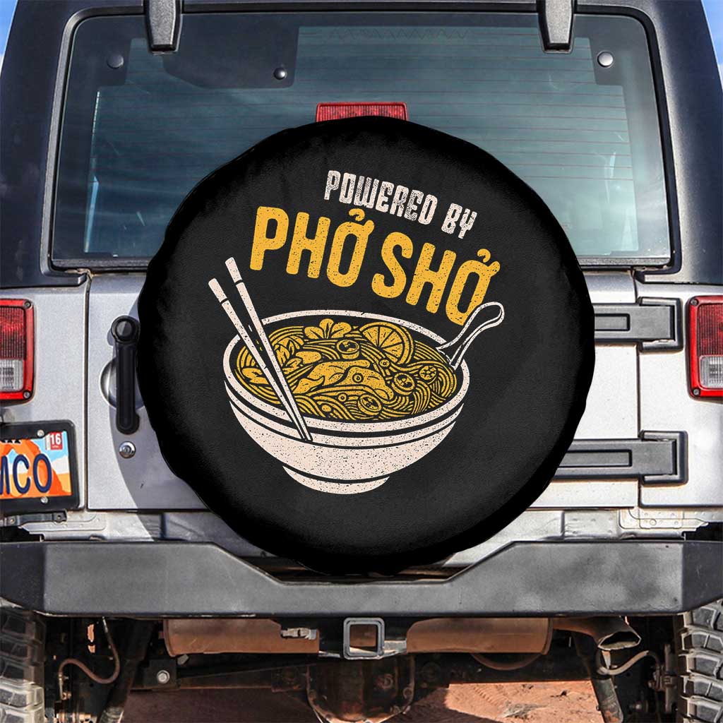 Vietnamese Pho Spare Tire Cover Funny Vietnam Foodie Food Humor TS10 No hole Black Print Your Wear