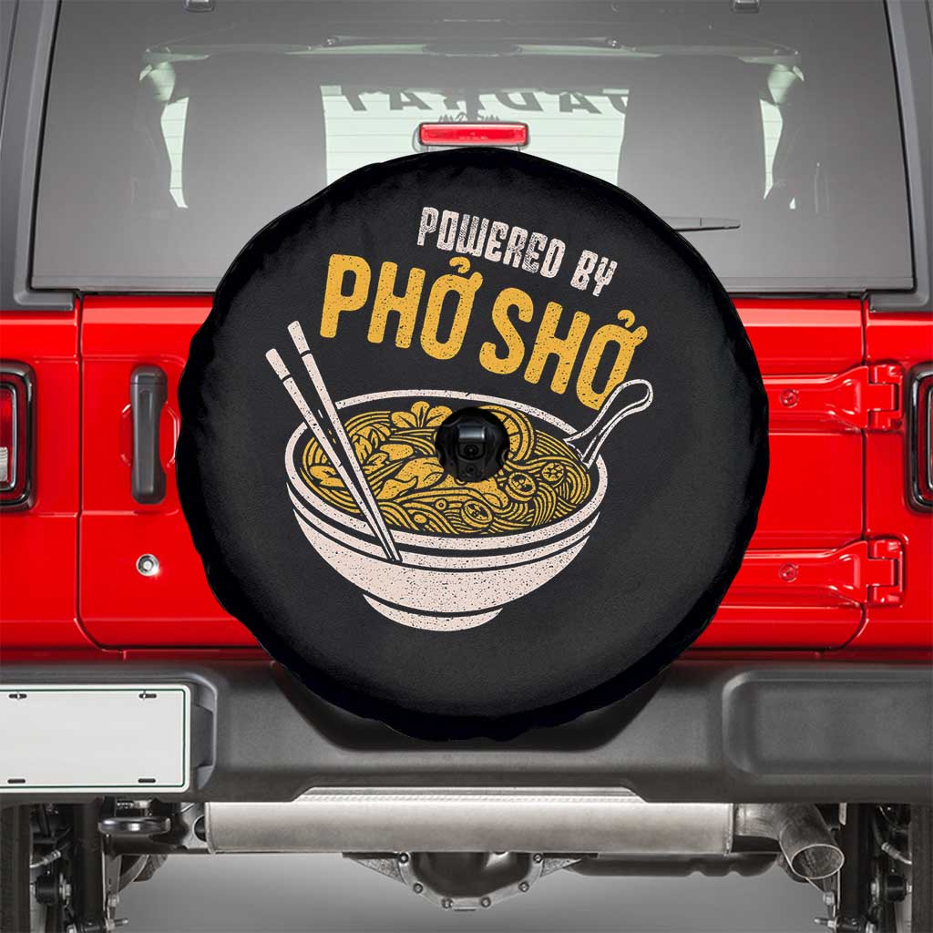 Vietnamese Pho Spare Tire Cover Funny Vietnam Foodie Food Humor TS10 Black Print Your Wear