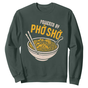 Vietnamese Pho Sweatshirt Funny Vietnam Foodie Food Humor TS10 Dark Forest Green Print Your Wear