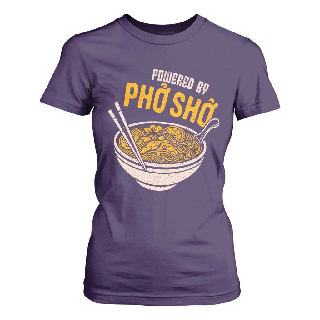 Vietnamese Pho T Shirt For Women Funny Vietnam Foodie Food Humor TS10 Purple Print Your Wear