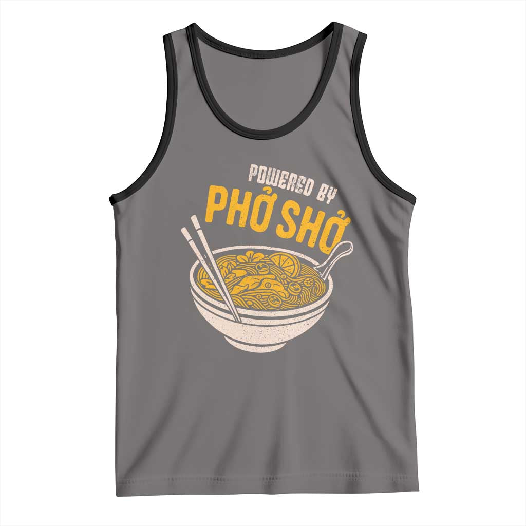 Vietnamese Pho Tank Top Funny Vietnam Foodie Food Humor TS10 Deep Heather Black Print Your Wear