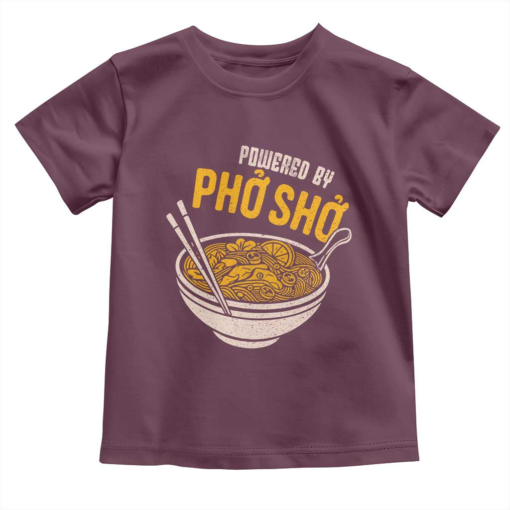Vietnamese Pho Toddler T Shirt Funny Vietnam Foodie Food Humor TS10 Maroon Print Your Wear
