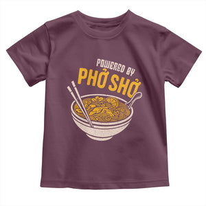 Vietnamese Pho Toddler T Shirt Funny Vietnam Foodie Food Humor TS10 Maroon Print Your Wear