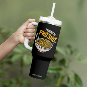 Vietnamese Pho Tumbler With Handle Funny Vietnam Foodie Food Humor TS10 Print Your Wear