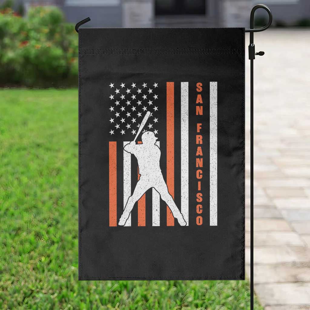 Retro San Francisco Garden Flag Cool Distressed Baseball Fans SF USA Flag TS10 Print Your Wear