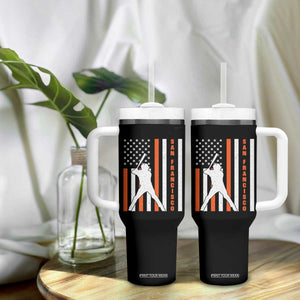 Retro San Francisco Tumbler With Handle Cool Distressed Baseball Fans SF USA Flag TS10 Print Your Wear