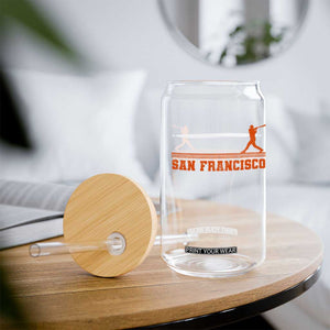 San Francisco Sport Glass Can SF Vintage Sports Baseball Players TS10 Print Your Wear