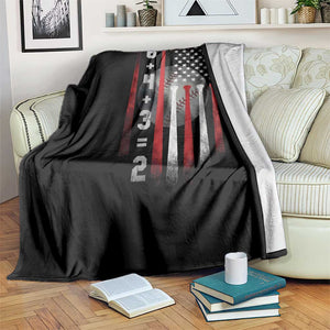 Double Play Throw Blanket 6 4 3 2 Vintage Baseball Math Softball Player American Flag TS10 Print Your Wear