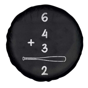 Double Play Spare Tire Cover 6 4 3 2 Vintage Baseball Bat Softball Player TS10 Print Your Wear