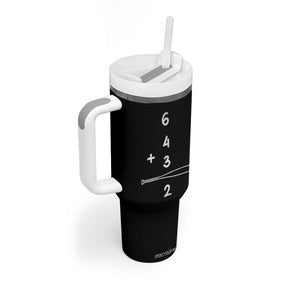 Double Play Tumbler With Handle 6 4 3 2 Vintage Baseball Bat Softball Player TS10 Print Your Wear