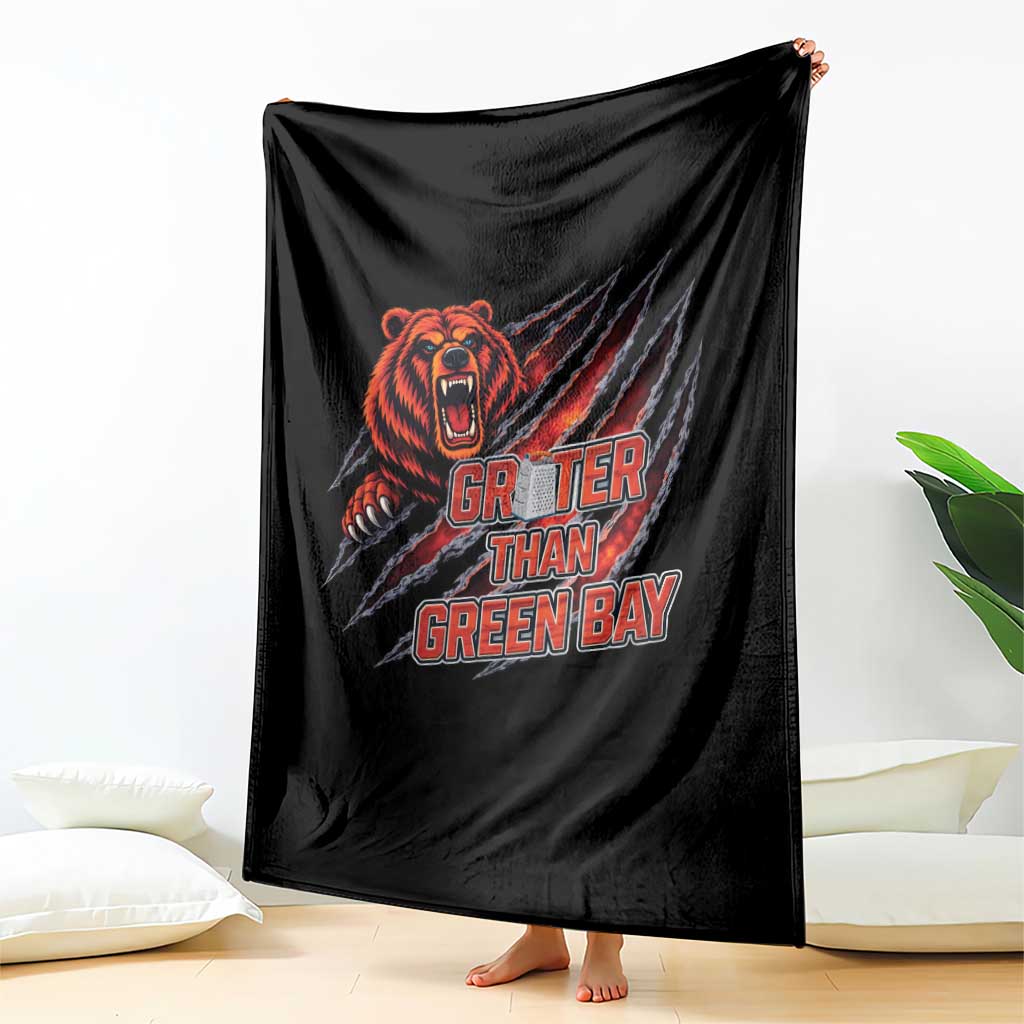 Grater Than GB Throw Blanket Grate Cheese Foolball Fans TS10 Print Your Wear