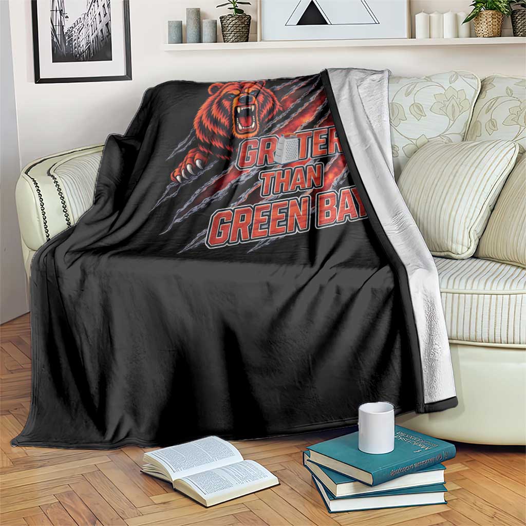 Grater Than GB Throw Blanket Grate Cheese Foolball Fans TS10 Print Your Wear