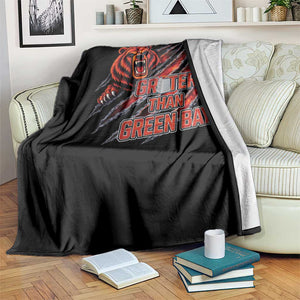 Grater Than GB Throw Blanket Grate Cheese Foolball Fans TS10 Print Your Wear