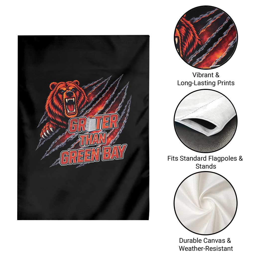 Grater Than GB Garden Flag Grate Cheese Foolball Fans TS10 Print Your Wear