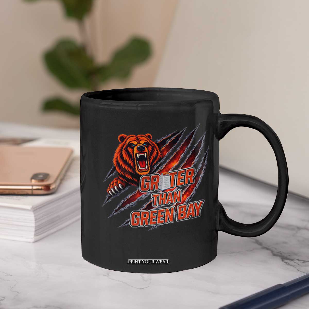 Grater Than GB Coffee Mug Grate Cheese Foolball Fans TS10 Print Your Wear