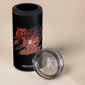 Grater Than GB 4 in 1 Can Cooler Tumbler Grate Cheese Foolball Fans TS10 Print Your Wear
