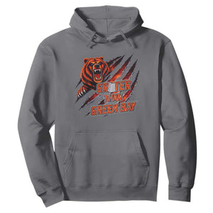 Grater Than GB Hoodie Grate Cheese Foolball Fans TS10 Charcoal Print Your Wear
