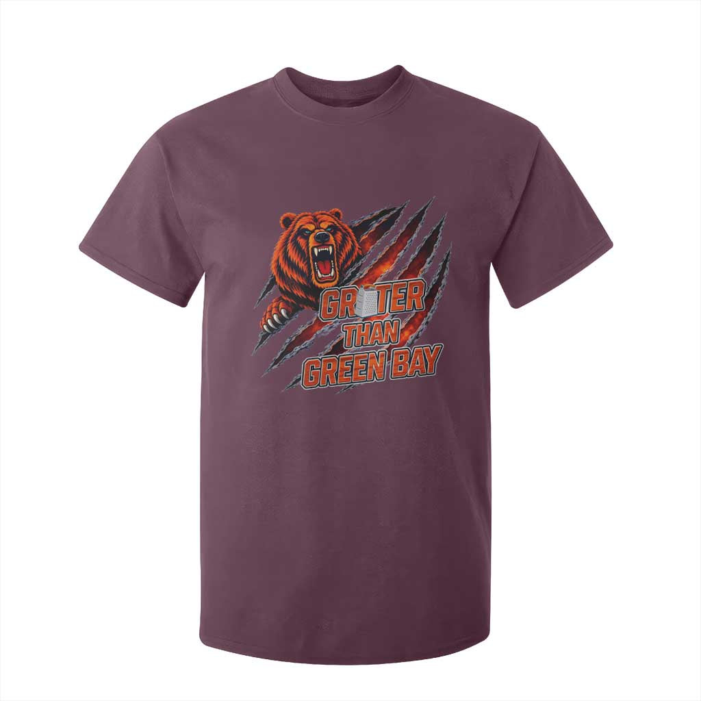 Grater Than GB T Shirt For Kid Grate Cheese Foolball Fans TS10 Maroon Print Your Wear