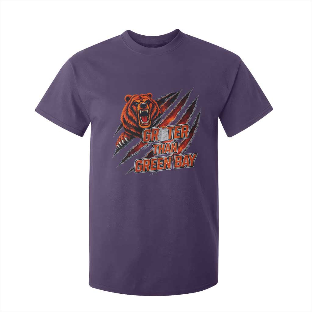 Grater Than GB T Shirt For Kid Grate Cheese Foolball Fans TS10 Purple Print Your Wear