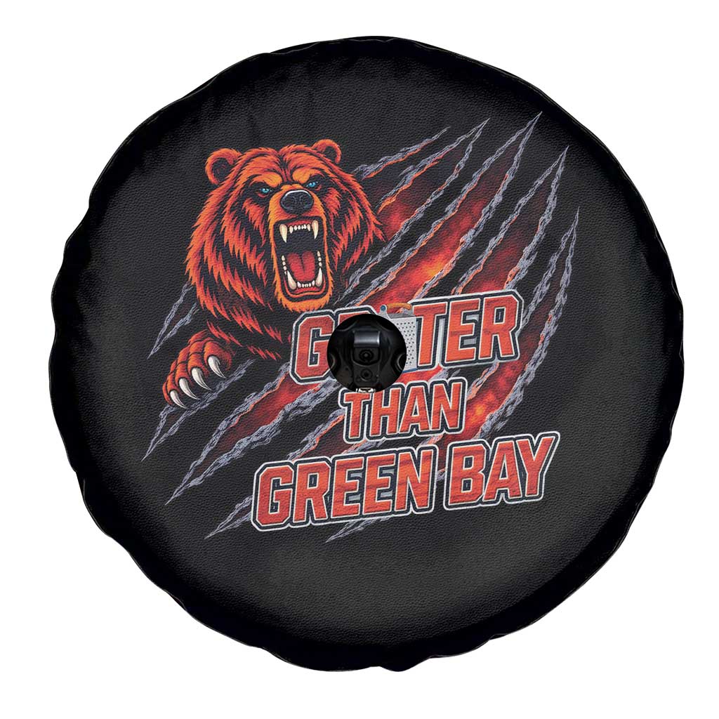 Grater Than GB Spare Tire Cover Grate Cheese Foolball Fans TS10 Print Your Wear