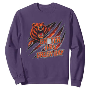 Grater Than GB Sweatshirt Grate Cheese Foolball Fans TS10 Purple Print Your Wear