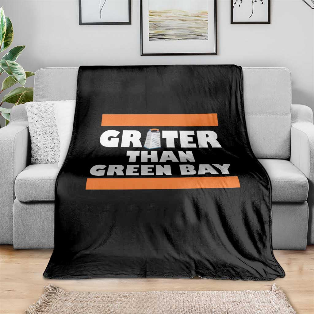 BF Game Day Throw Blanket Funny Grater Than GB Foolball Fans TS10 Print Your Wear