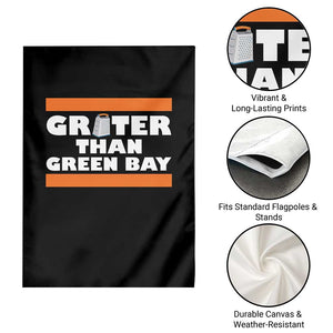 BF Game Day Garden Flag Funny Grater Than GB Foolball Fans TS10 Print Your Wear
