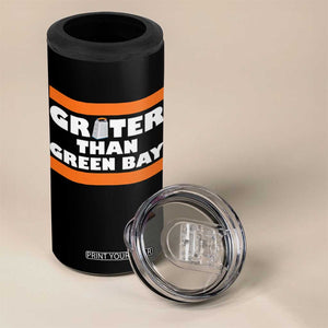 BF Game Day 4 in 1 Can Cooler Tumbler Funny Grater Than GB Foolball Fans TS10 Print Your Wear
