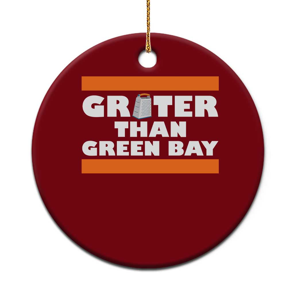 BF Game Day Ceramic Ornament Funny Grater Than GB Foolball Fans TS10 1pc Red Print Your Wear