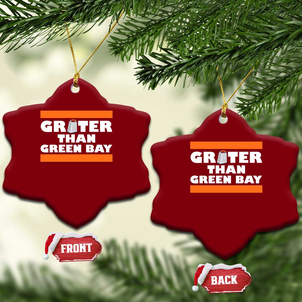BF Game Day Ceramic Ornament Funny Grater Than GB Foolball Fans TS10 Print Your Wear