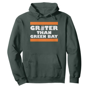 BF Game Day Hoodie Funny Grater Than GB Foolball Fans TS10 Dark Forest Green Print Your Wear