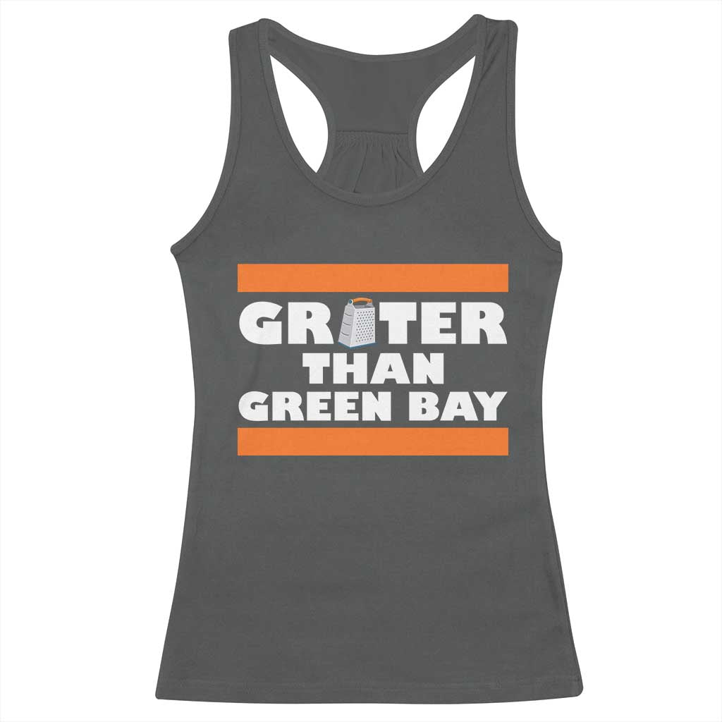 BF Game Day Racerback Tank Top Funny Grater Than GB Foolball Fans TS10 Dark Heather Print Your Wear