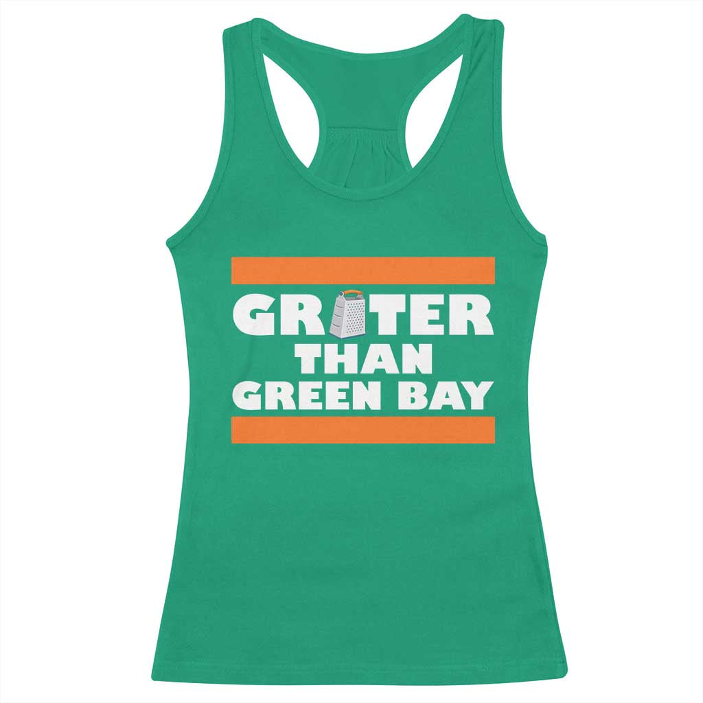 BF Game Day Racerback Tank Top Funny Grater Than GB Foolball Fans TS10 Irish Green Print Your Wear