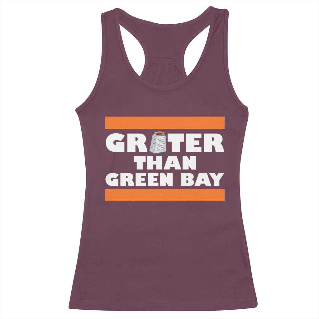 BF Game Day Racerback Tank Top Funny Grater Than GB Foolball Fans TS10 Maroon Print Your Wear