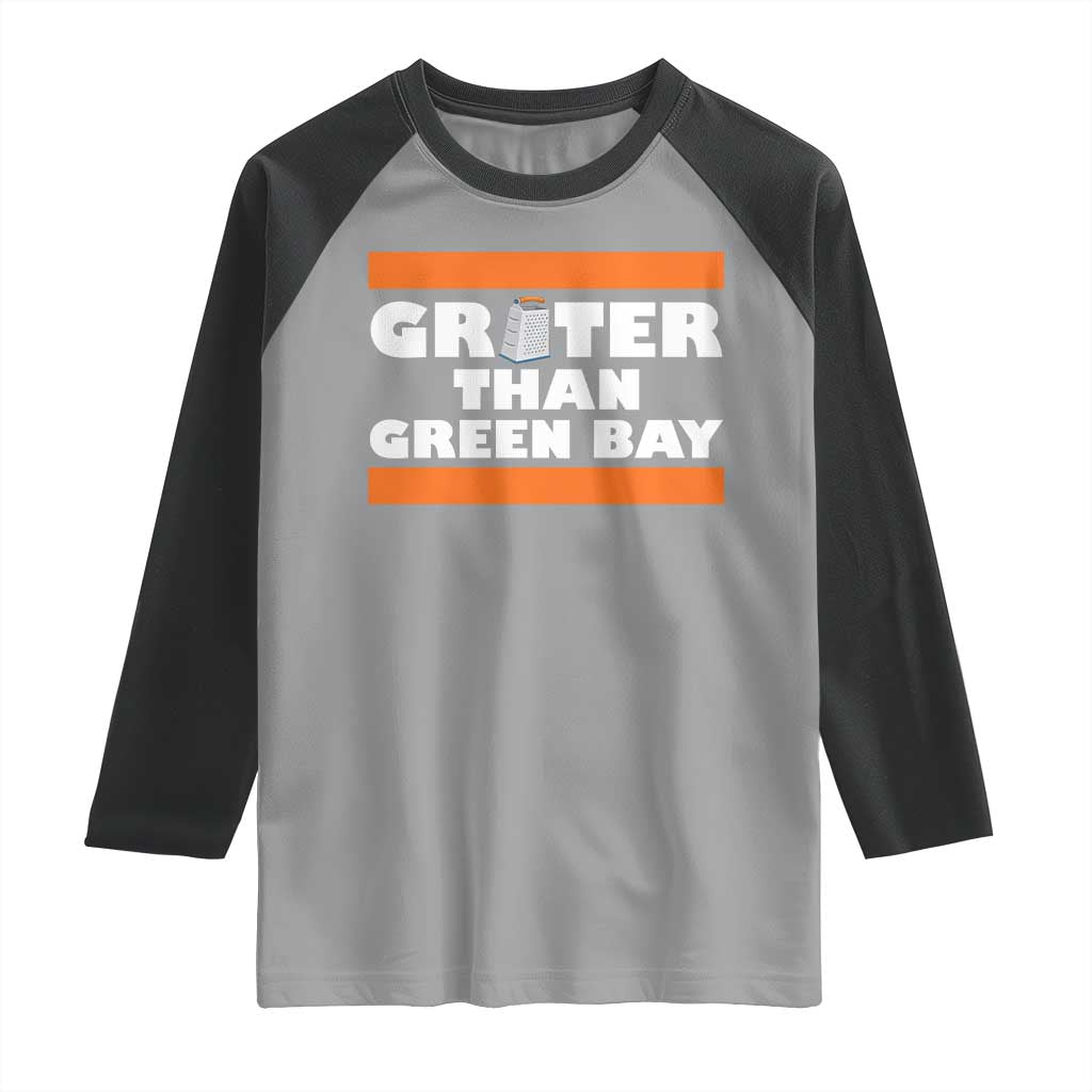 BF Game Day Raglan Shirt Funny Grater Than GB Foolball Fans TS10 Sport Gray Black Print Your Wear