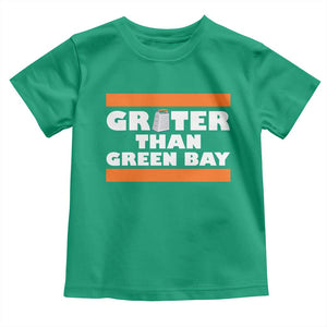 BF Game Day Toddler T Shirt Funny Grater Than GB Foolball Fans TS10 Irish Green Print Your Wear