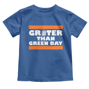 BF Game Day Toddler T Shirt Funny Grater Than GB Foolball Fans TS10 Royal Blue Print Your Wear