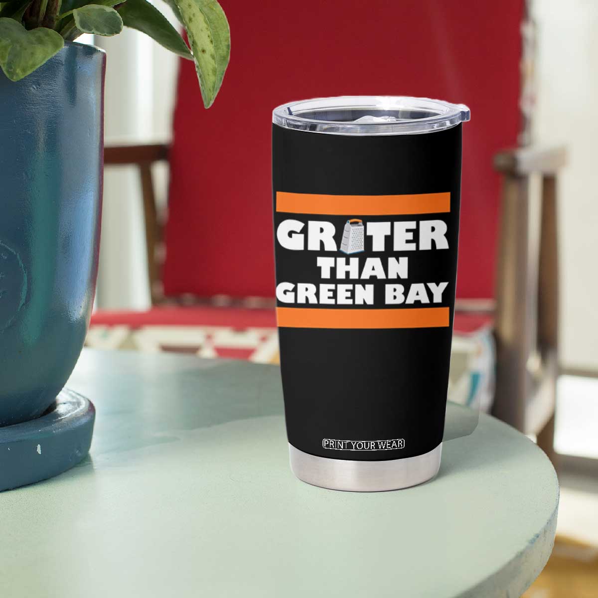 BF Game Day Tumbler Cup Funny Grater Than GB Foolball Fans TS10 Print Your Wear