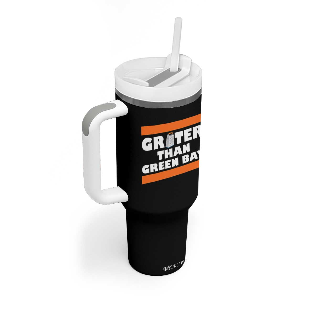 BF Game Day Tumbler With Handle Funny Grater Than GB Foolball Fans TS10 Print Your Wear